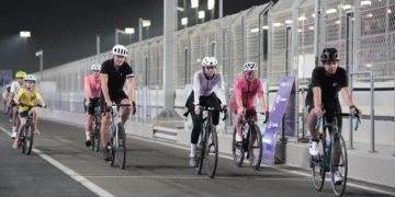 Lusail circuit combines sport and health awareness for Pink October