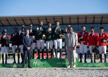 OCA President crowns Asian Games 2026 equestrian jumping medalists
