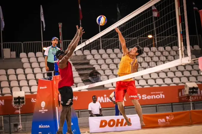 Qatar’s Younousse and Tijan reach Doha 2026 Asian Beach Volleyball quarter-finals